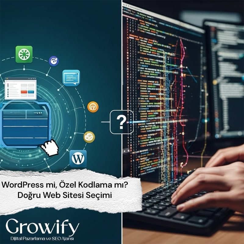 WordPress mi, Özel Kodlama mı? Doğru Web Sitesi Seçimi
